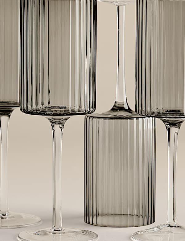 Χειροποίητα ποτήρια κρασιού Celine, σετ των 4 - GR