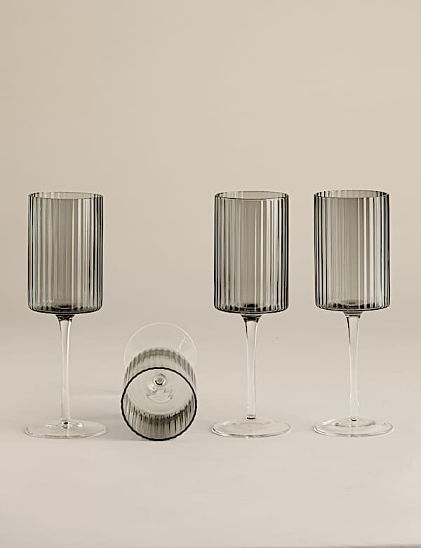 Χειροποίητα ποτήρια κρασιού Celine, σετ των 4 - GR