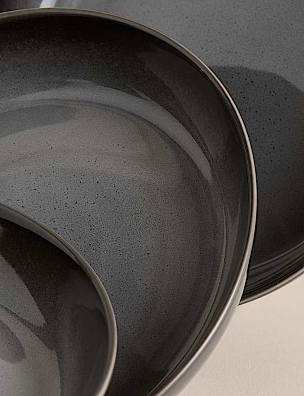 Set of 4 Amberley Reactive Pasta Bowls - JE