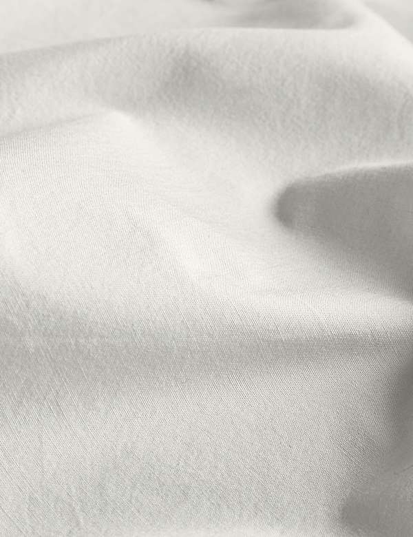 Washed Cotton Deep Fitted Sheet - US