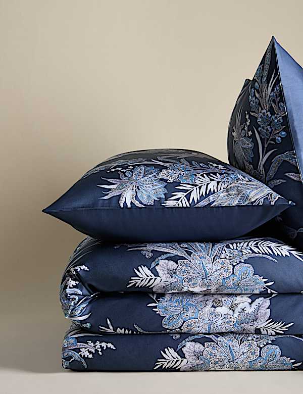 Sateen Vintage Floral Bedding Set - BE