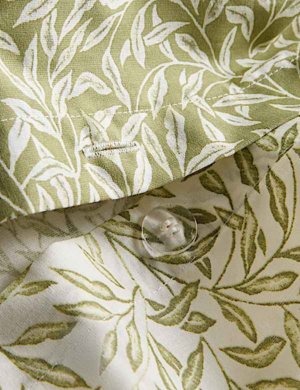 Cotton Blend Willow Leaf Bedding Set - JE