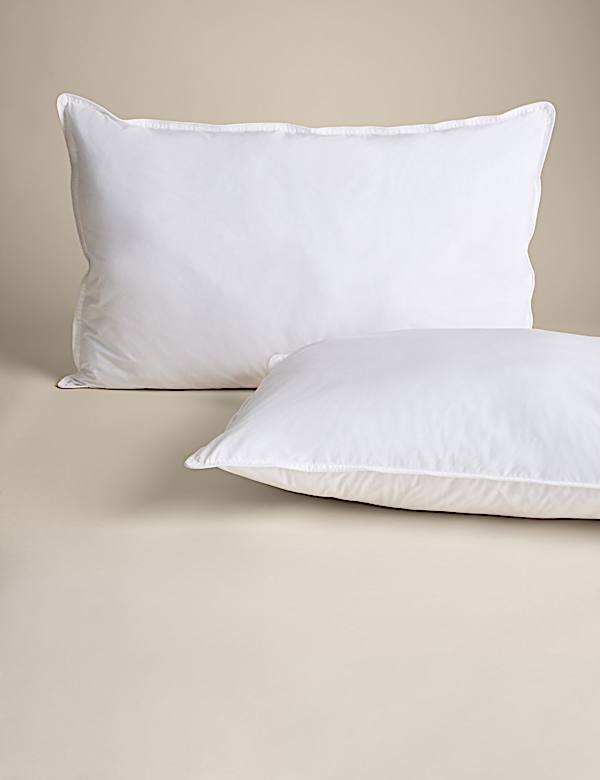 2pk Ultimate Comfort Pure Cotton Medium Pillows - CZ