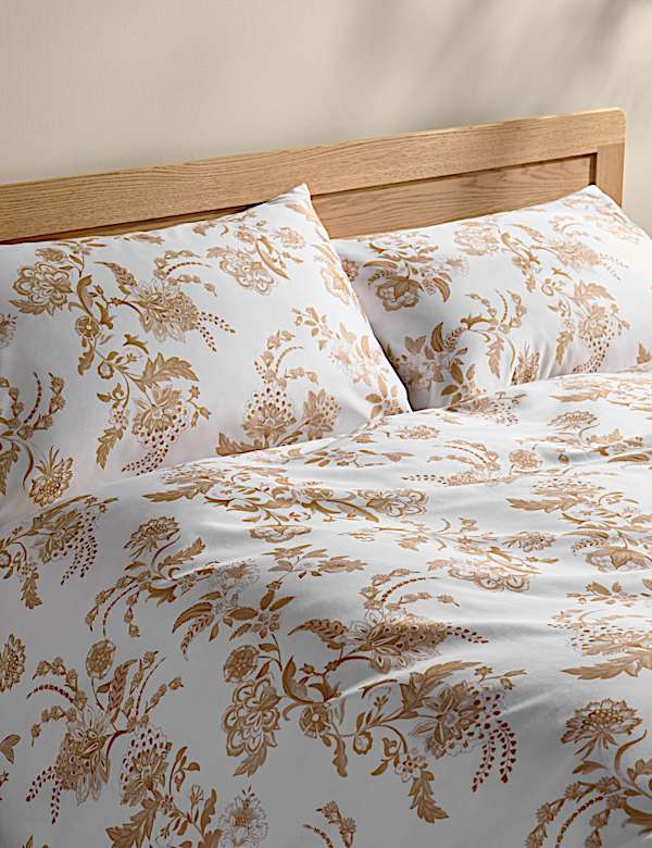 Sateen Jacobean Floral Bedding Set - LU