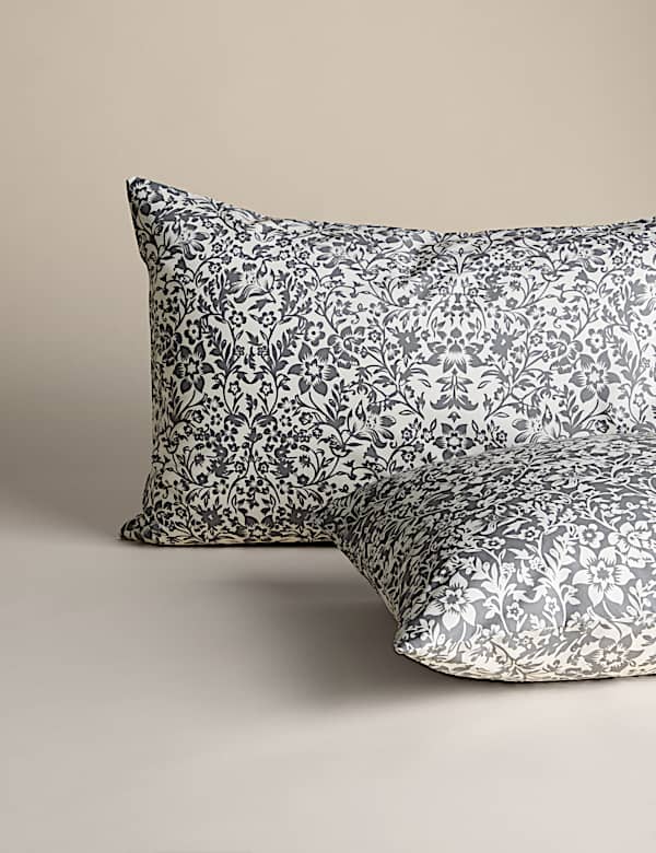 Pure Cotton Mirrored Floral Bedding Set - TW