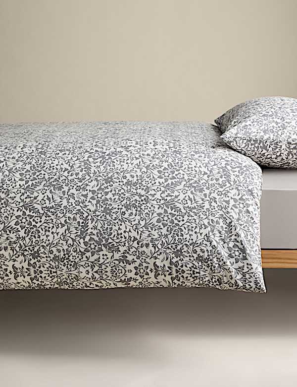 Pure Cotton Mirrored Floral Bedding Set - TW