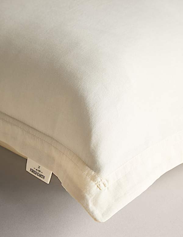 2pk Washed Cotton Oxford Pillowcases - HR