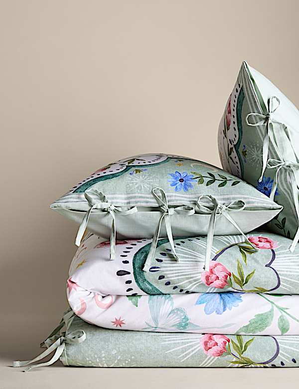 סט מצעים מכותנה טהורה עם הדפס כוכבי לכת - IL