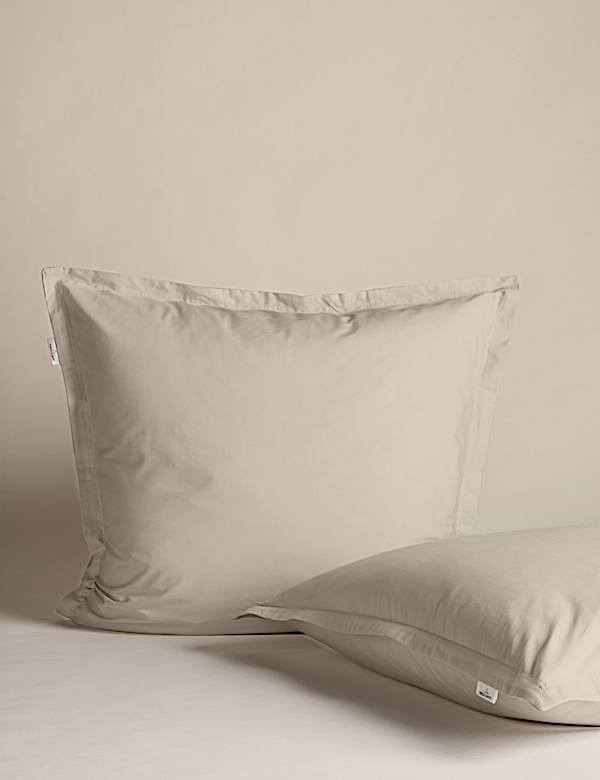 2 Pack Washed Cotton Square Pillowcases - SI