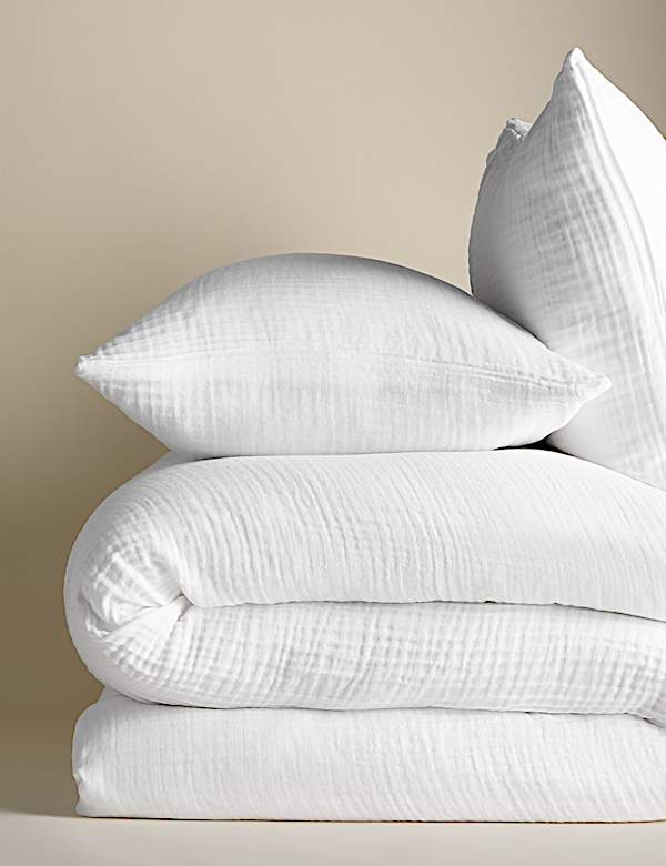 Pure Cotton Muslin Bedding Set - US