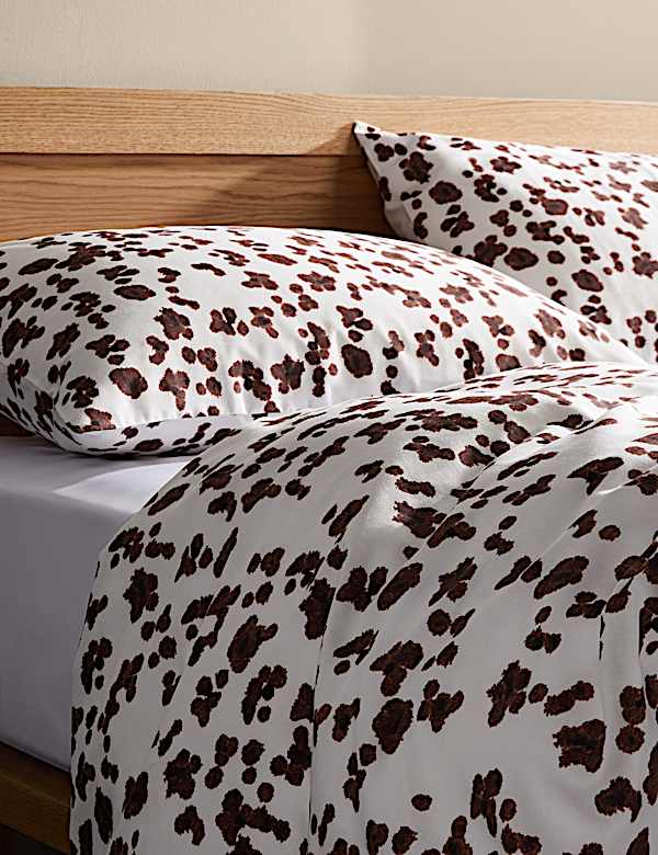 Pure Cotton Sateen Dalmatian Print Bedding Set - TW
