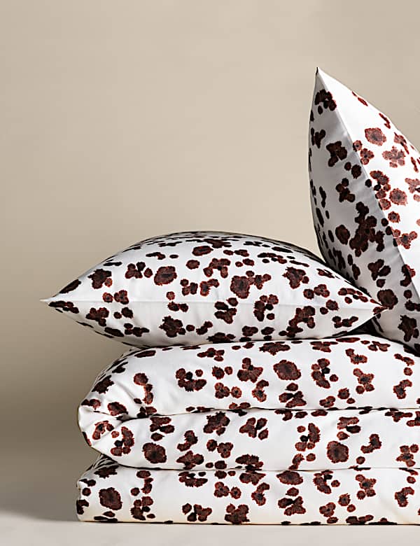 Pure Cotton Sateen Dalmatian Print Bedding Set - LT