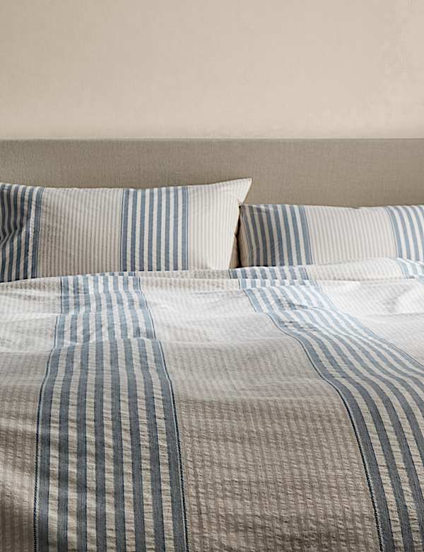Ropa de cama 100 % algodón de jacquard a rayas Carter - ES