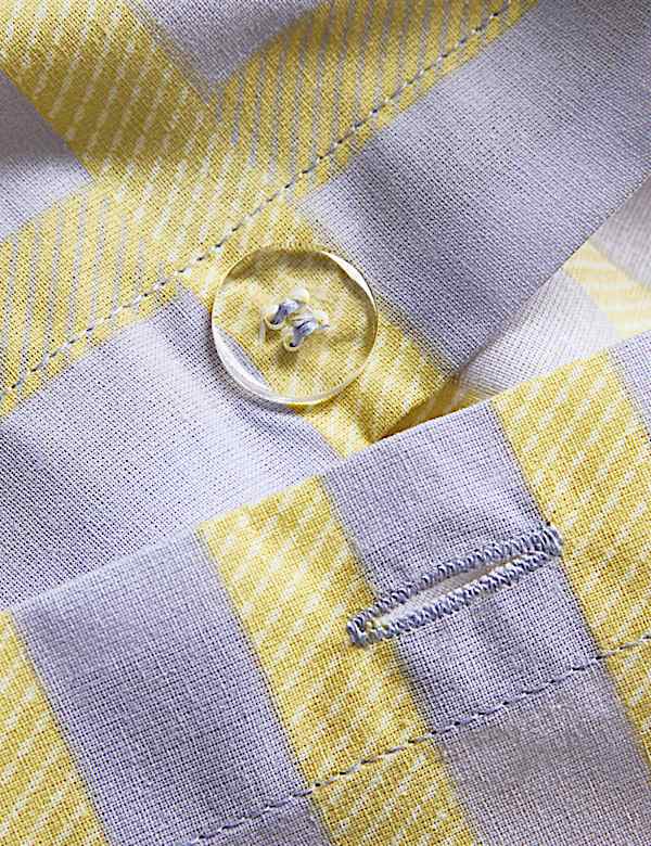 סט מצעים משובץ מתערובת כותנה - IL