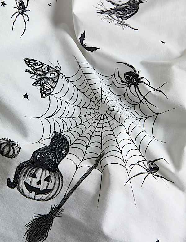 Cotton Rich Halloween Printed Bedding Set - SE