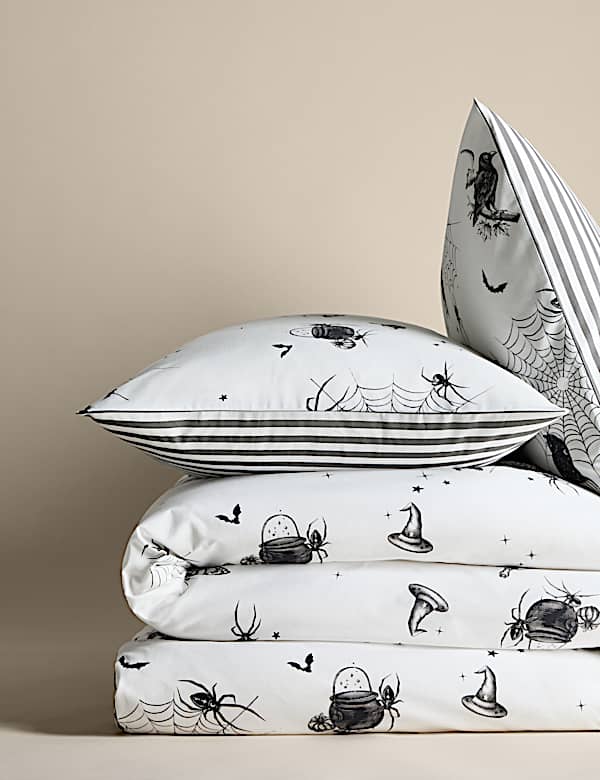 Cotton Rich Halloween Printed Bedding Set - SE