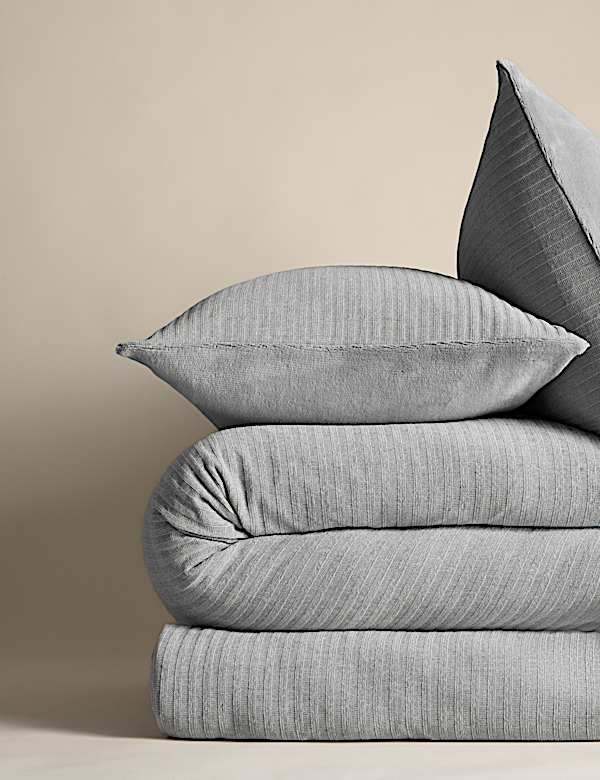 Chenille Striped Bedding Set - AL