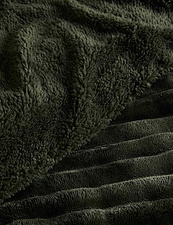 Cloud Fleece Striped Bedding Set - ID
