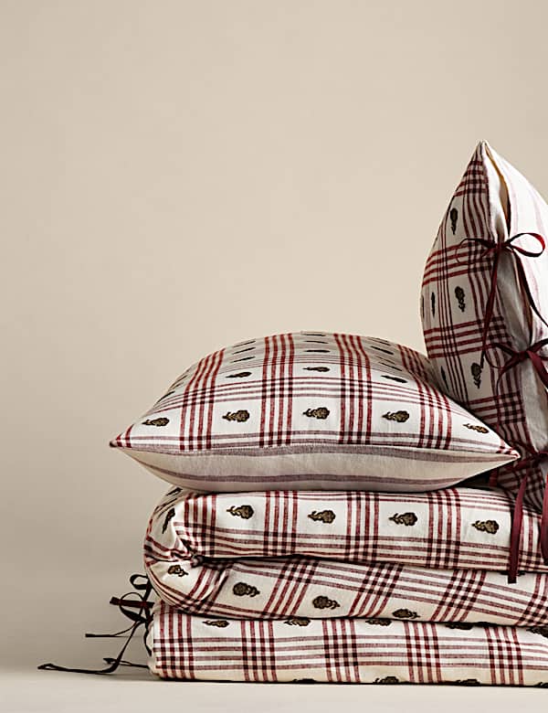 Pure Brushed Cotton Yarn Dye Bedding Set - AU