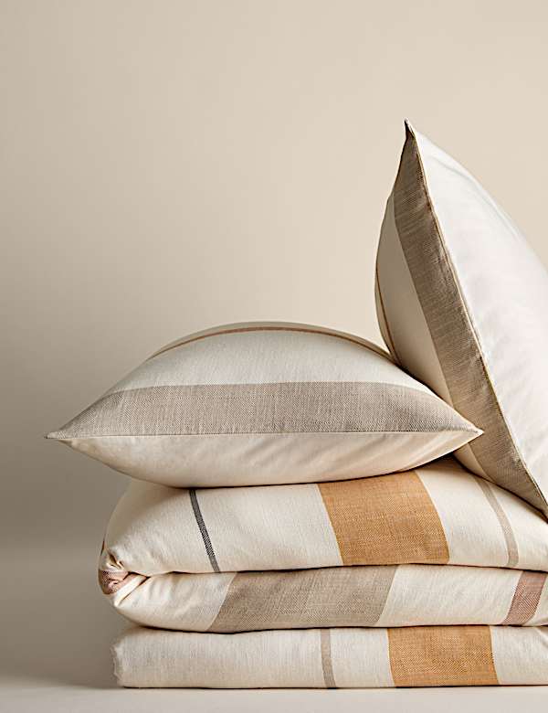 Pure Cotton Yarn Dye Twill Striped Bedding Set - SK