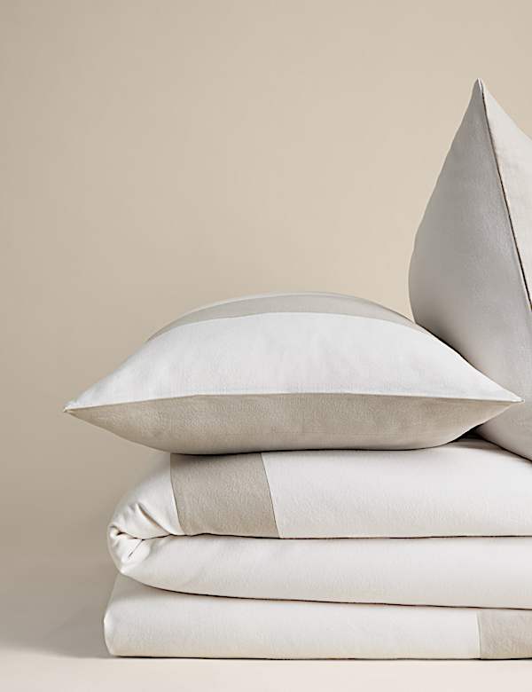 Brushed Cotton Yarn Dyed Bedding Set - TW