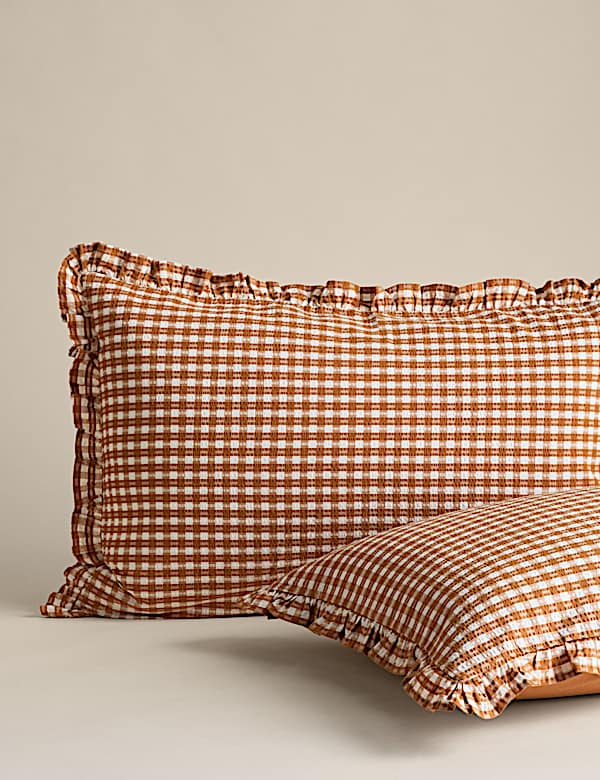 Set Perlengkapan Tidur Katun Murni Kain Tenun Ringan Rimpel - ID