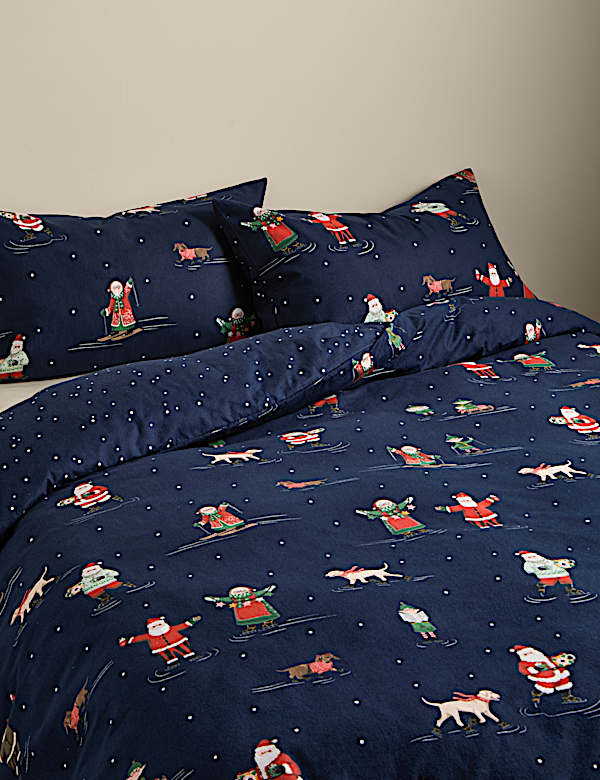 Pure Cotton Santa & Friends Bedding Set - US