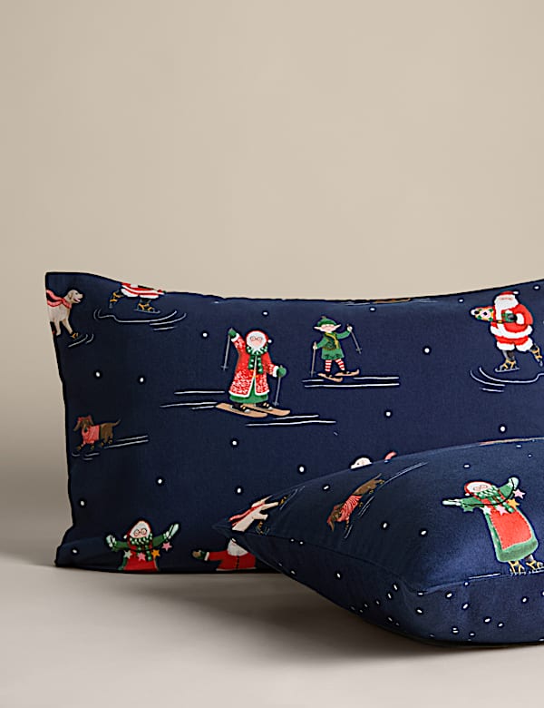 Pure Cotton Santa & Friends Bedding Set - US