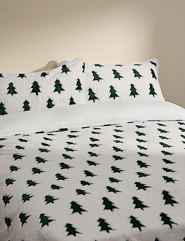 Juegos de sábanas polar con diseño de árbol - US