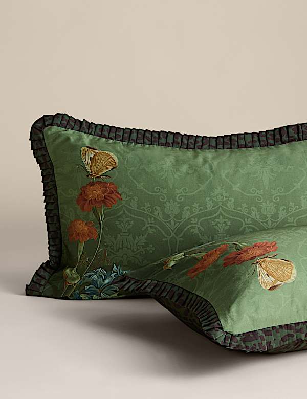 Pure Cotton Climbing Blooms Bedding Set - NO