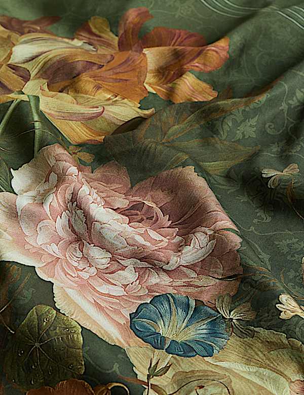 Pure Cotton Climbing Blooms Bedding Set - NO