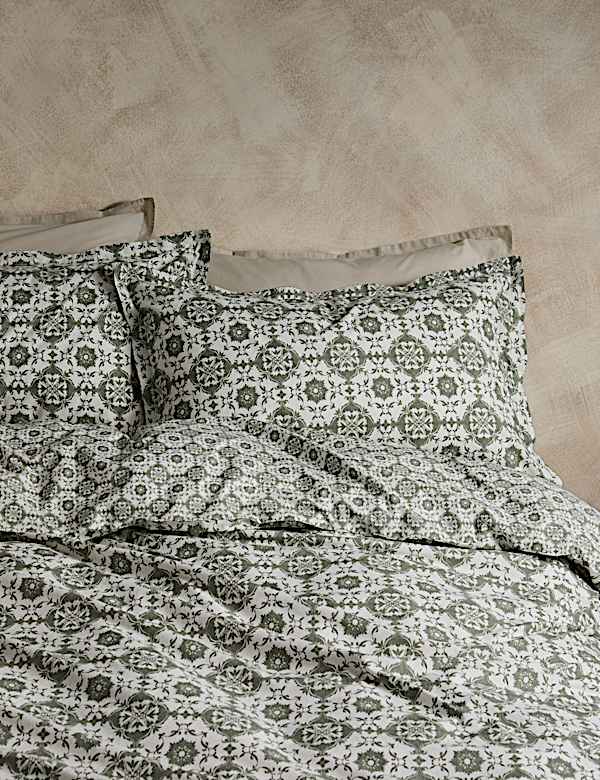 Washed Cotton Isabelle Printed Bedding Set - MV