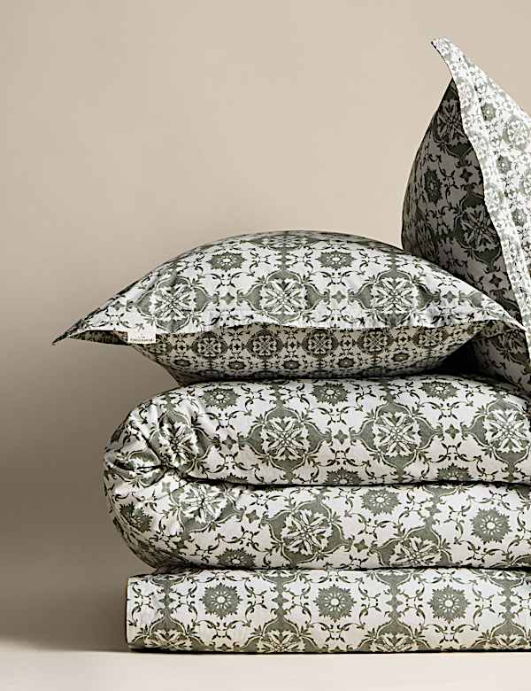 סט מצעים Isabelle מכותנה משופשפת בהדפס - IL