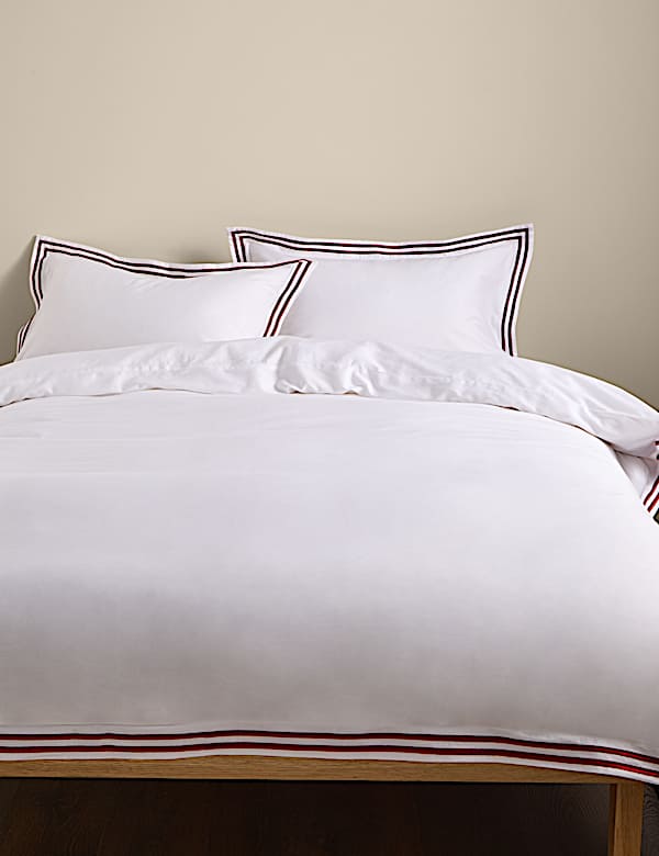 Pure Cotton Double Baratta Stitch Bedding Set - CH
