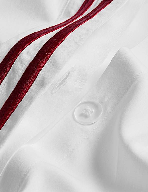 Pure Cotton Double Baratta Stitch Bedding Set - CH