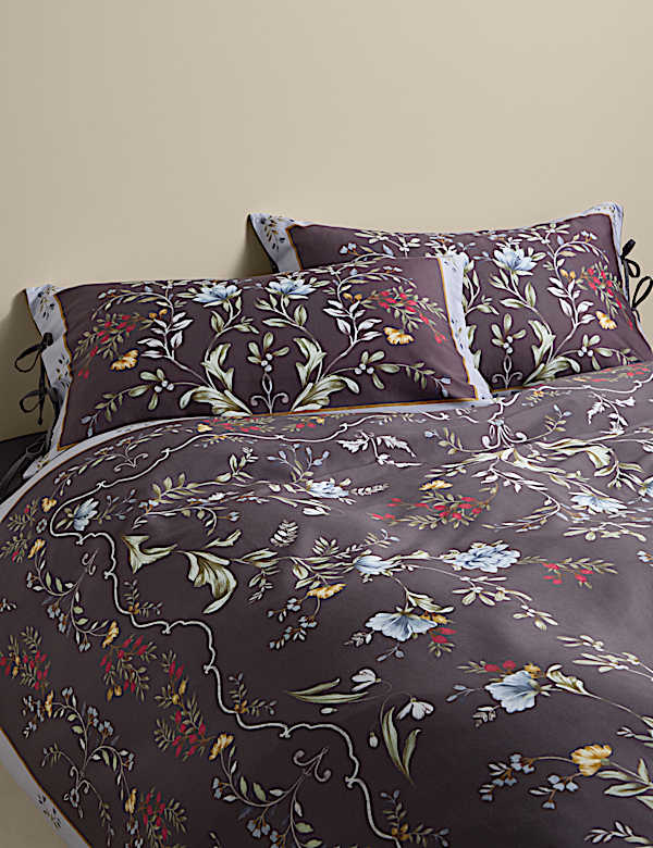 Sateen Winter Berry Print Bedding Set - SE