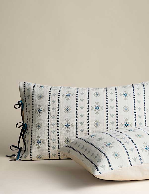 Pure Cotton Gauze Tile Jacquard Bedding Set - LV