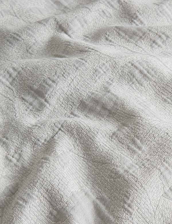 Pure Cotton Woodblock Floral Jacquard Bedding Set - DE