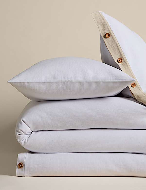 Juego de s&aacute;banas 100 % algod&oacute;n de paneles de Button - ES