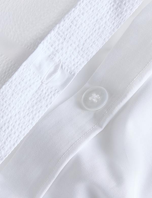 Pure Cotton Striped Seersucker Bedding Set - AT