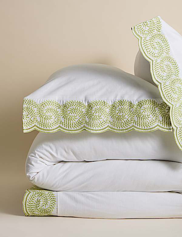 Pure Cotton Embroidered Bedding Set - LT