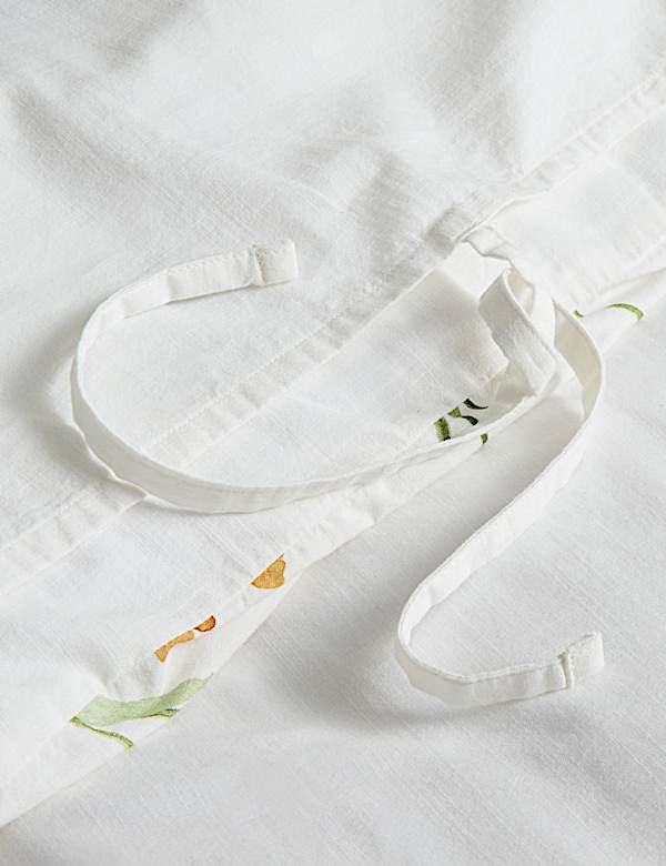 Bettw&auml;scheset aus reiner Baumwolle mit Fr&uuml;hlingswiesenmuster - AT