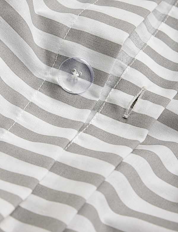 Cotton Blend Simple Stripe Bedding Set - NZ