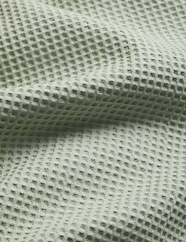 Washed Cotton Waffle Bedding Set - CA