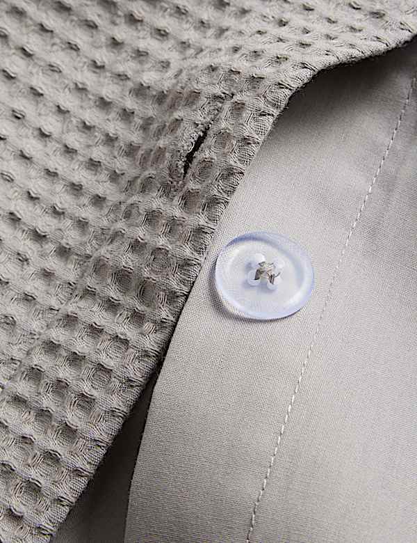 Komplet pościeli z miękkiej bawełny o splocie waflowym - PL