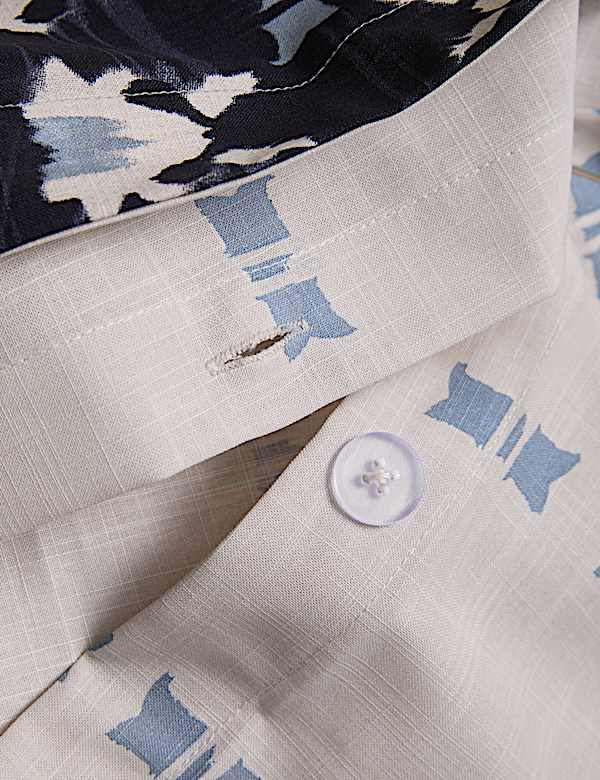 Pure Cotton Geometric Shibori Inspired Bedding Set - AL