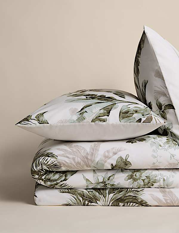 Pure Cotton Botanical Reversible Bedding Set - LV