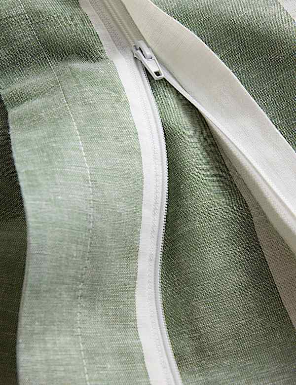 Linen Blend Striped Yarn Dye Bedding Set - CN