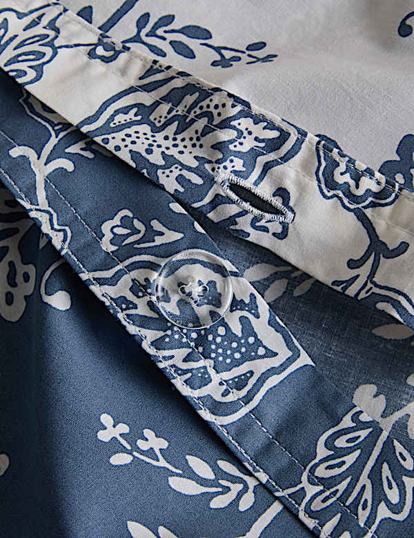 Cotton Rich Trailing Floral Bedding Set - LV