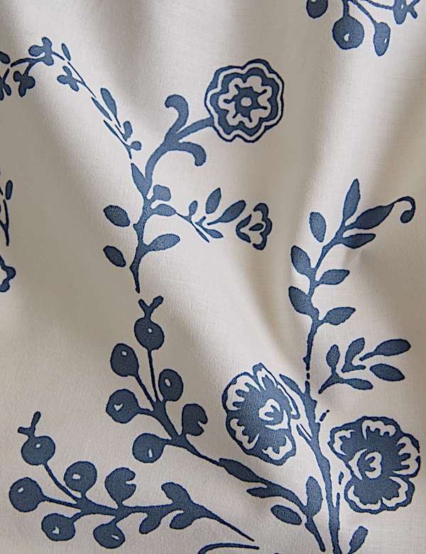Cotton Rich Trailing Floral Bedding Set - LV